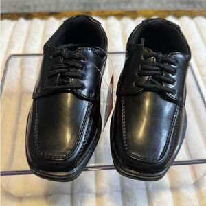 Deer Stags Black Kids Dress Shoes
